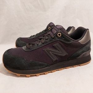 New Balance 515 Black Gum Canvas Suede Sneakers Shoes ML515WAB